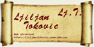 Ljiljan Toković vizit kartica